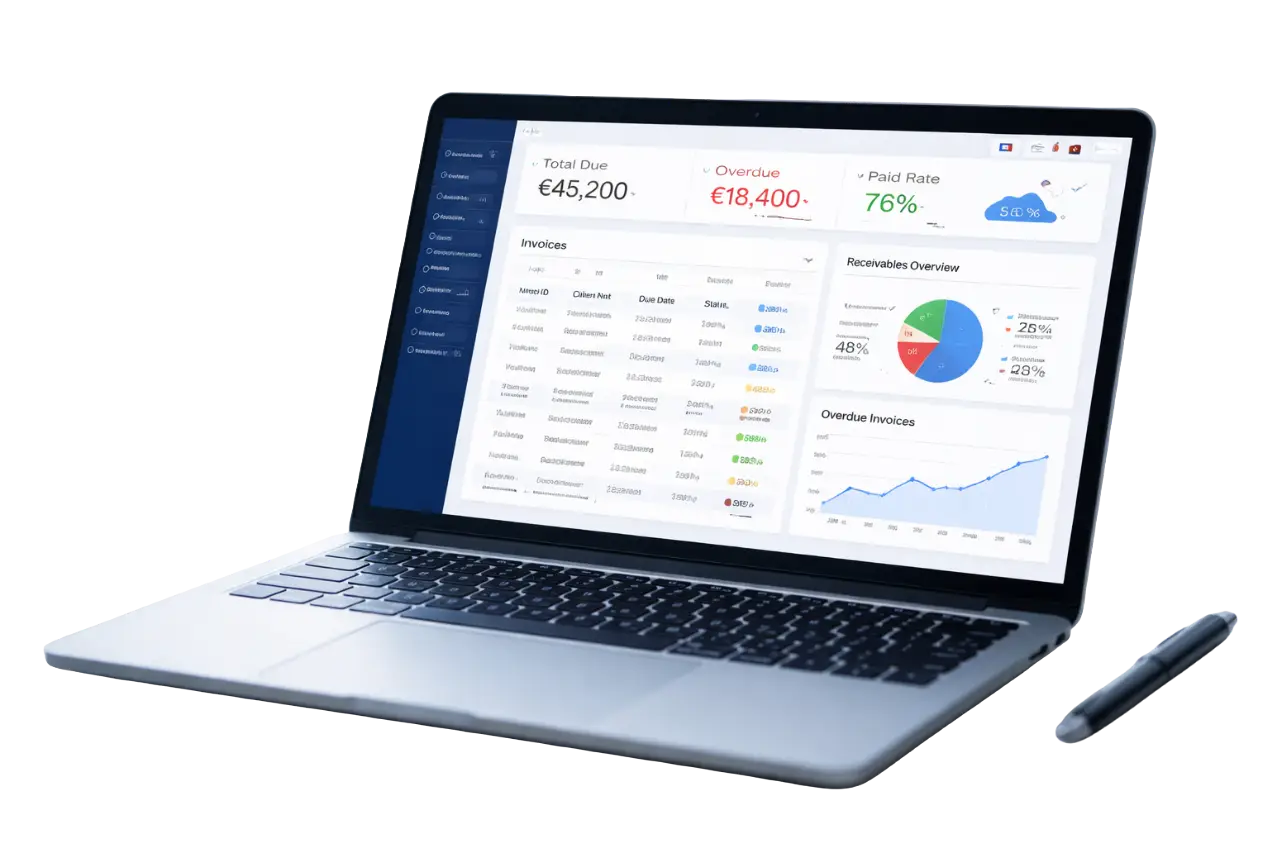 Dashboard GIUMIOS su Laptop